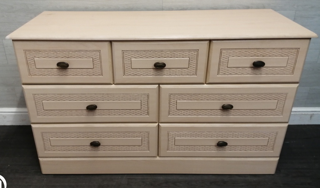 Pair of cream bedside chests
