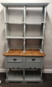 Painted open shelf dresser sideboard