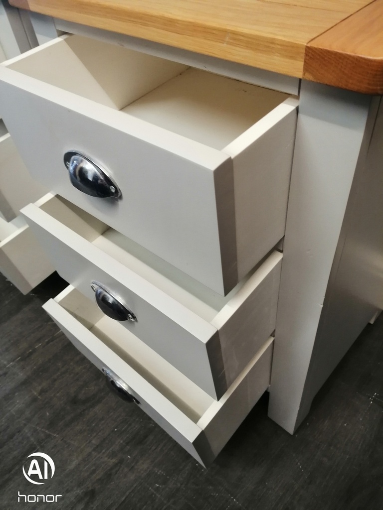 Pair Of Grey Shaker style Bedside Chests