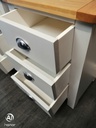 Pair Of Grey Shaker style Bedside Chests