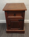 Single large mexican pine bedside