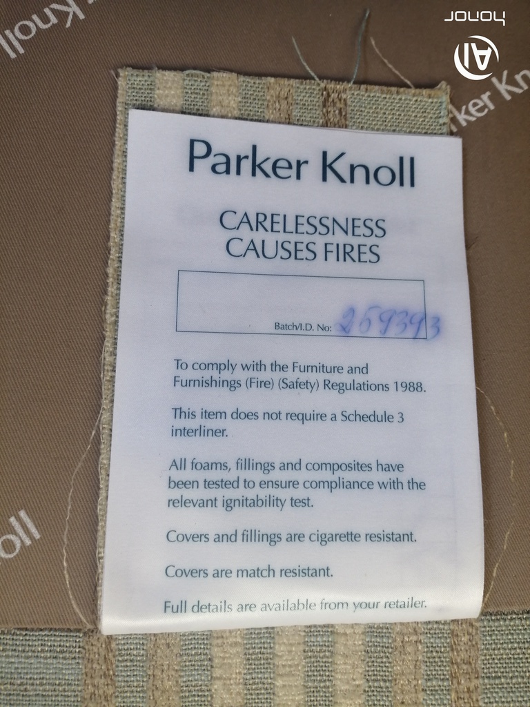 QUALITY PARKER KNOLL THREE SEATER SOFA