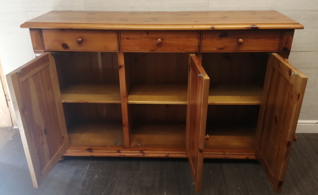 Large Solid Pine Sideboard