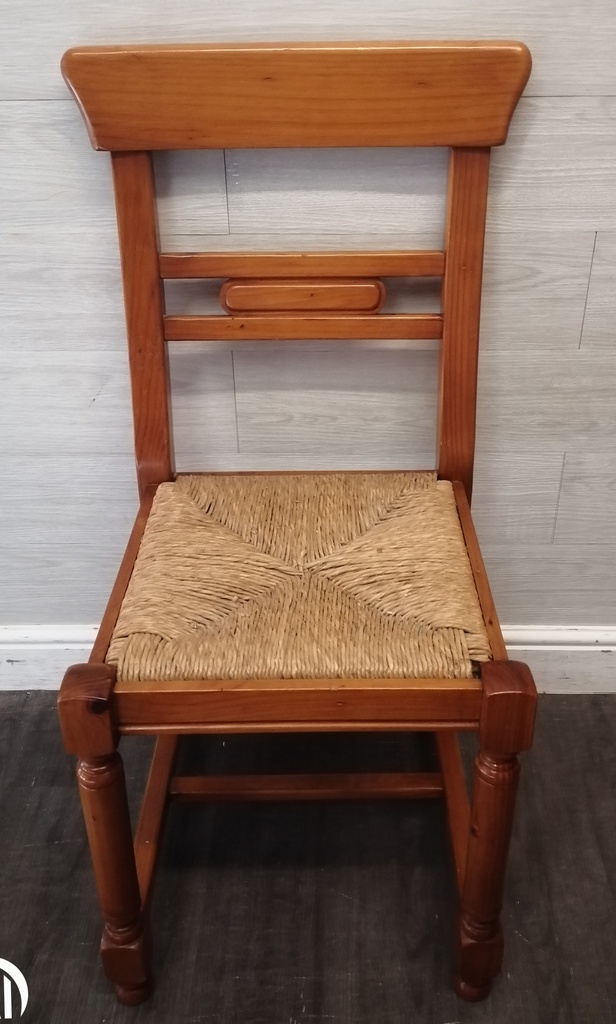 SET OF FOUR BACK DINING CHAIRS