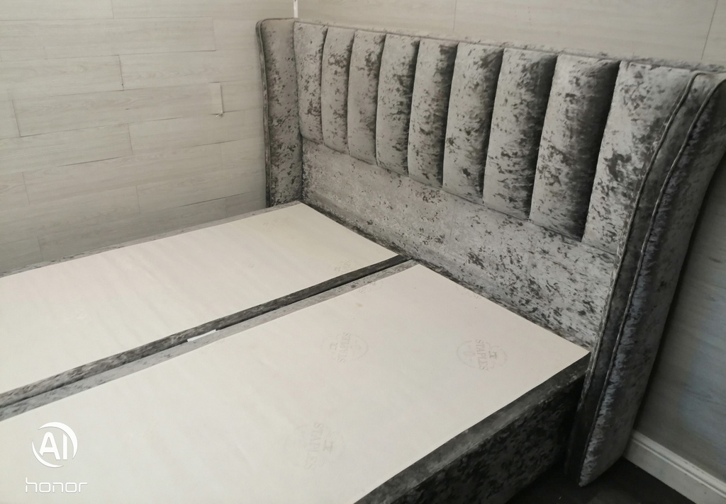 6FT SUPERKING DIVAN BASE &amp; HEADBOARD SET