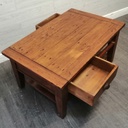 IRISH COAST COLLECTION’ Dark Wood COFFEE TABLE