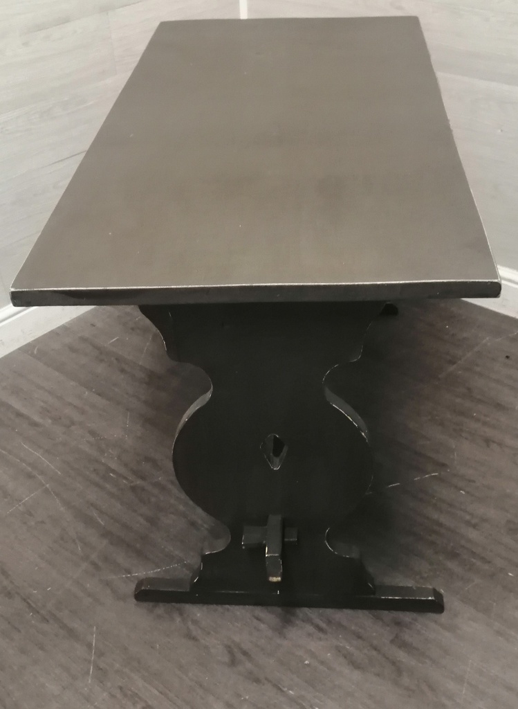 4ft ‘Graphite’ Pine Dining Table &amp; Bench Set