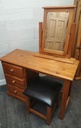 Solid pine dressing table set