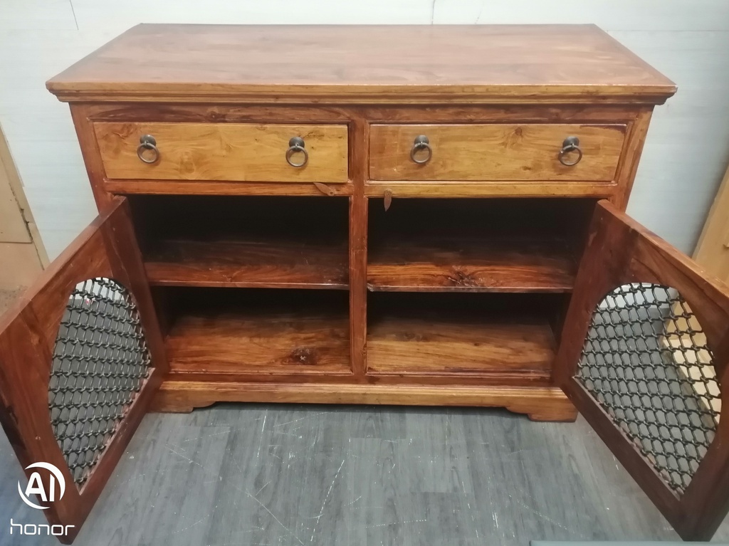 QUALITY SOLID SHEESHAM WOOD SIDEBOARD