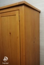 TWO DOOR DOUBLE PINE WARDROBE