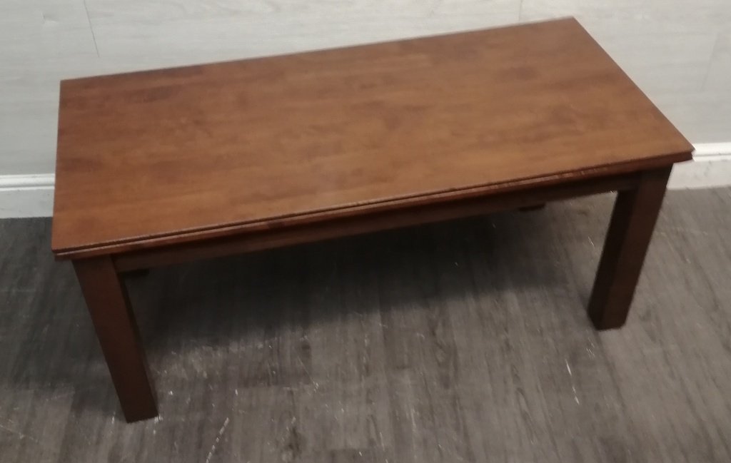 DARK WOOD COFFEE TABLE