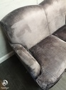 Neat Laura Ashley Grey Two Seater Sofa