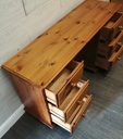 Pine Six Drawer Dressing Table / Desk
