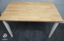 RUBBER WOOD DINING TABLE