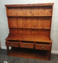 Lovely large  pine display dresser