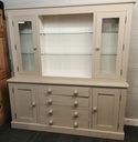 LARGE PAINTED PINE DRESSER