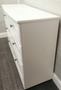ALSTONS White Six Drawer Chest