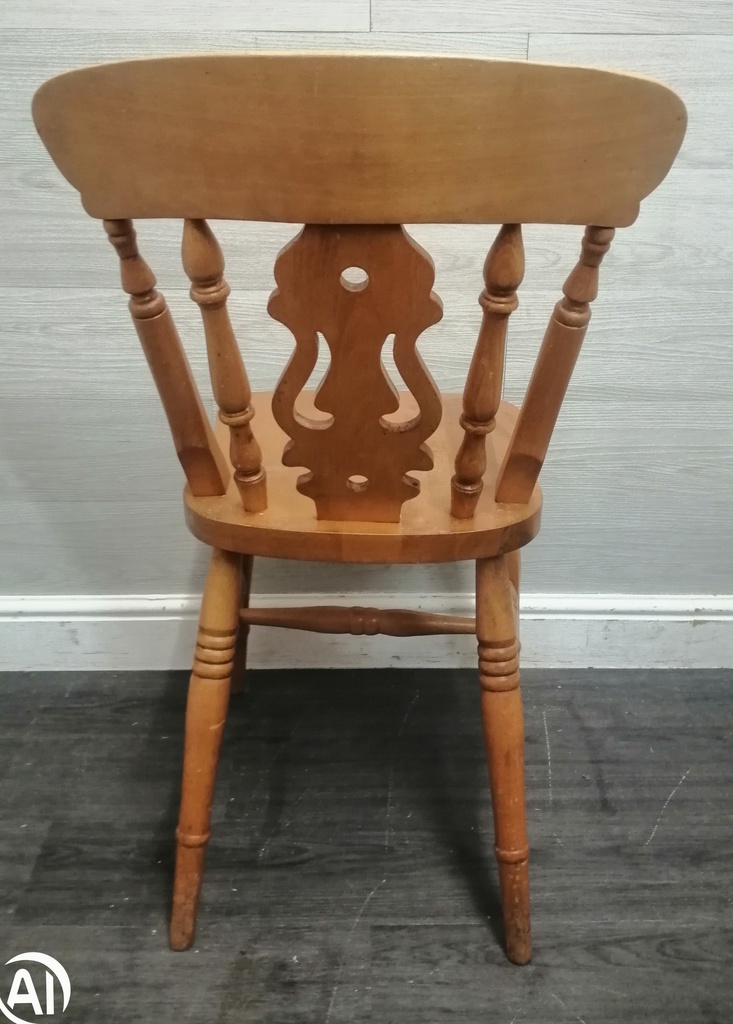 SINGLE FIDDLE BACK DINING CHAIR