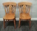 SINGLE FIDDLE BACK DINING CHAIR