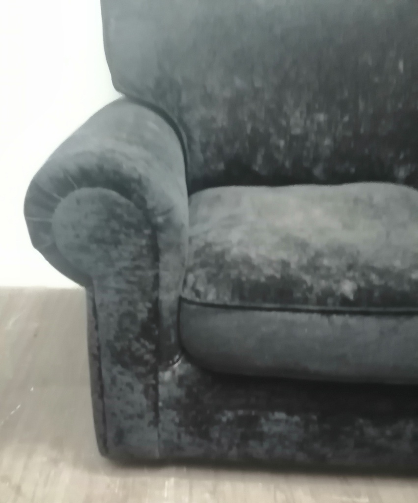 Black Toned Corner Sofa