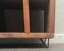 Rustic Wood Open Back Cube Bookcase / display unit