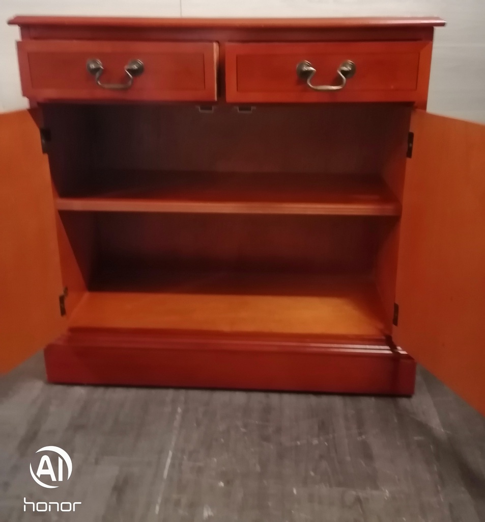 Lovely Neat Repro Yew Sideboard