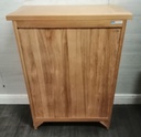 NEAT OAK  SHOE CUPBOARD /SIDEBOARD/ CONSOLE