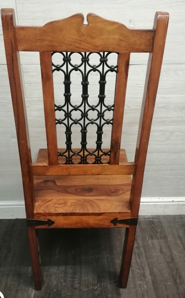 SHEESHAM DINING TABLE &amp; SIX CHAIR SET