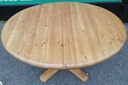 STYLISH DANISH PINE EXTENDING TABLE &amp; SIX CHAIRS