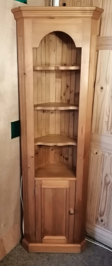 Neat Solid Pine Corner Unit