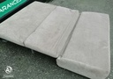 BEIGE FUTON STYLE SOFA BED