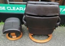 STRESSLESS Brown Leather Recliner Chair with Footstool &amp; Side Table