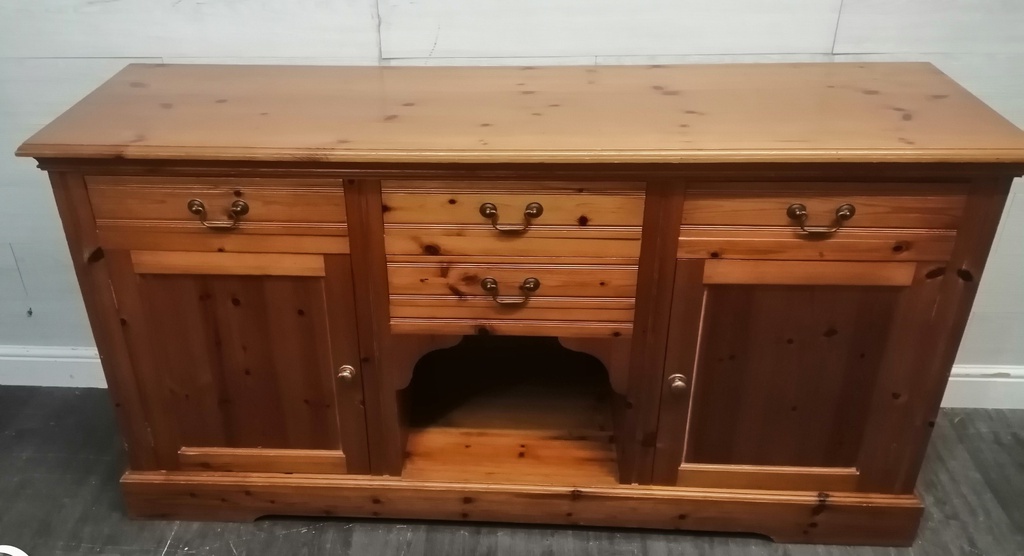 Large Solid Pine Sideboard