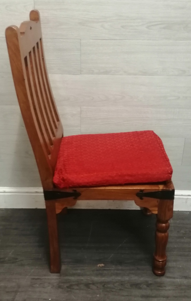 SHEESHAM DINING TABLE &amp; SIX CHAIR SET