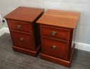 PAIR OF QUALITY OLQMPUS BEDSIDE CHESTS
