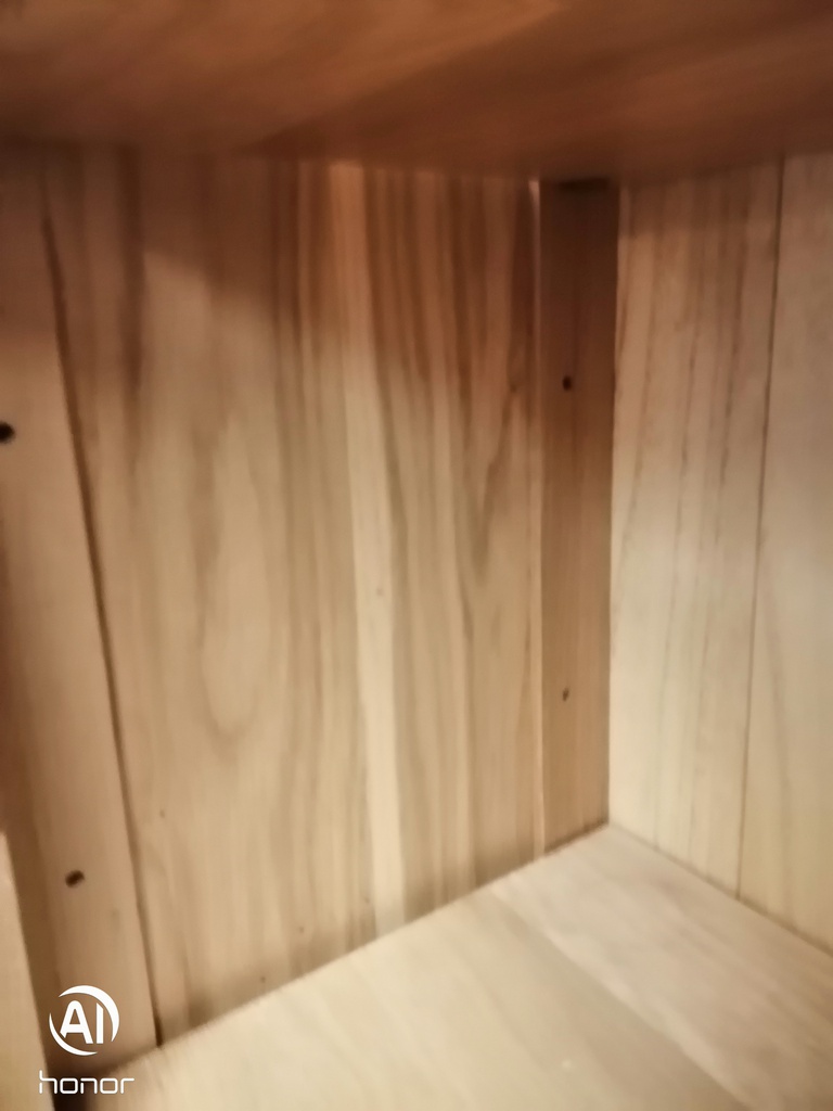 OAK GLAZED FRONTED DISPLAY UNIT WITH CUPBOARD