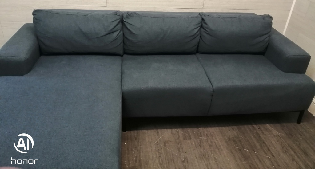 BLUE L SHAPE SOFA FROM MADE.COM