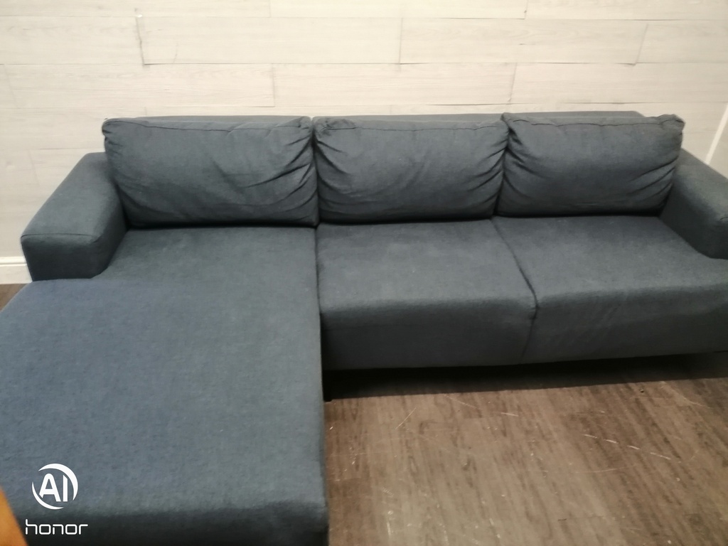 BLUE L SHAPE SOFA FROM MADE.COM