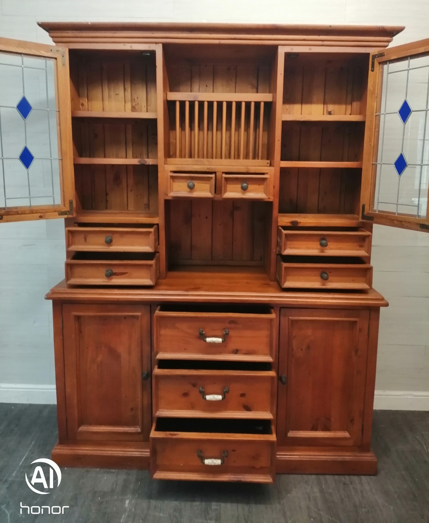 Quality Large Mexican Solid Pine Glazed  Dresser