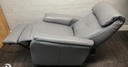 GREY LEATHER ELECTRIC RECLINER ARMCHAIR FROM JOHN LEWIS