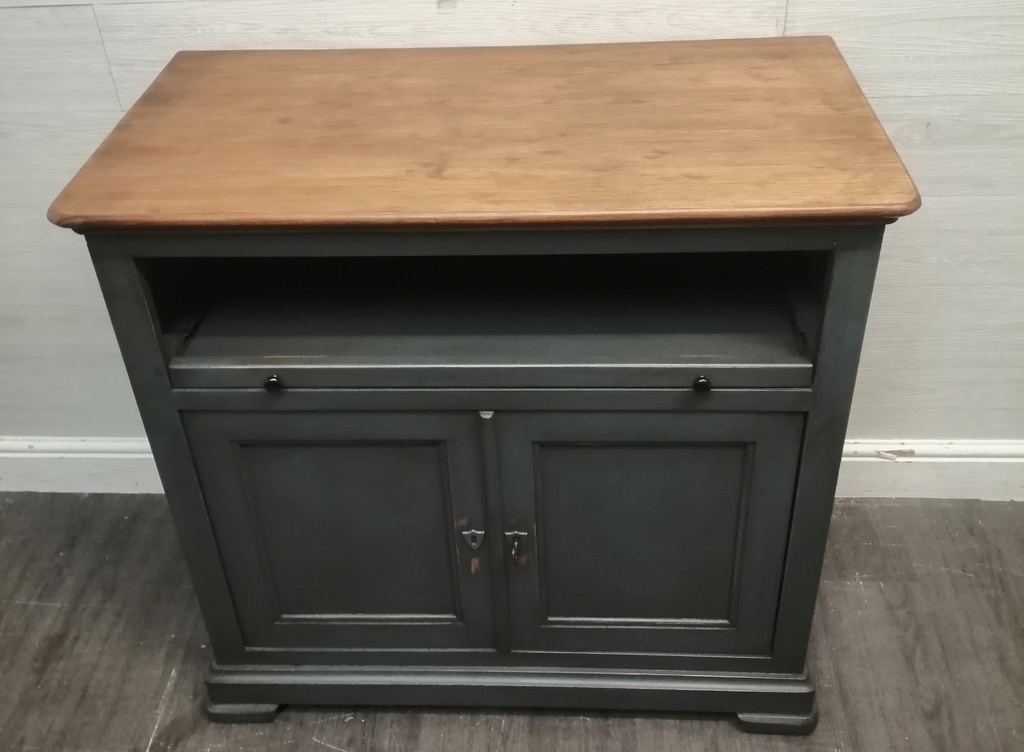 LOVELY GREY PAINTED TV STANDS