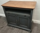 LOVELY GREY PAINTED TV STANDS