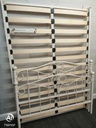 4ft 6" DOUBLE METAL CREAM BED FRAME