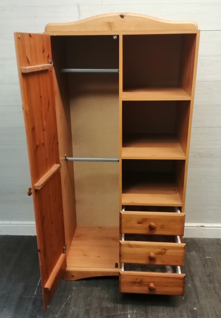NEAT PINE WARDROBE