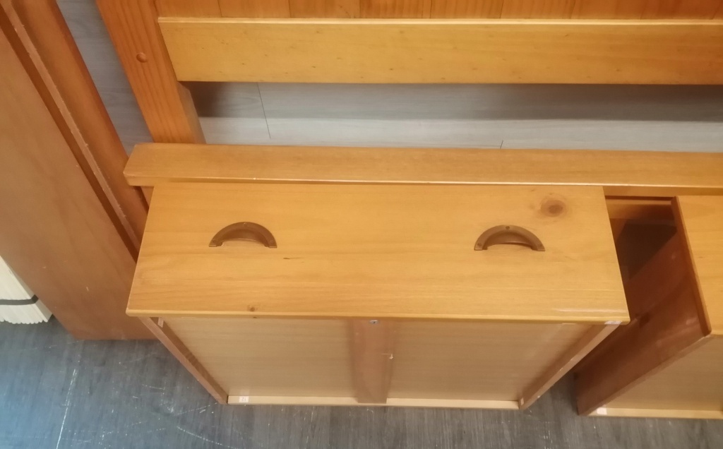 4ft6"Pine Bed Frame withTwo Drawers