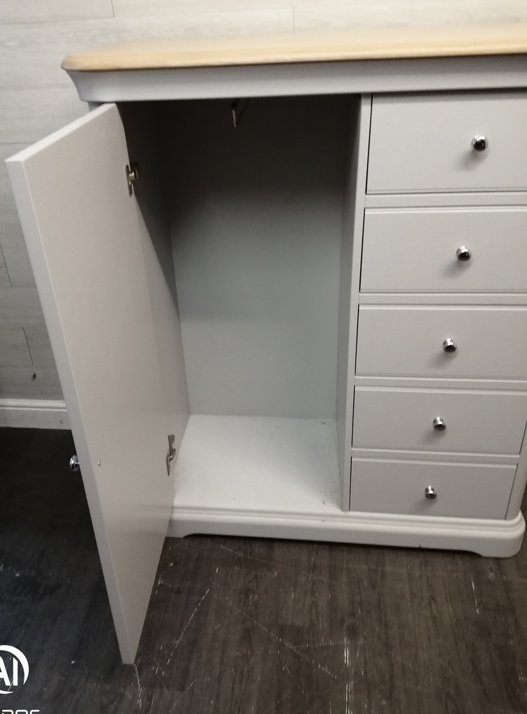 Quality Shaker  Style Grey Combi Wardrobe