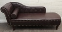Lovely Faux Leather  Chaise-Longue