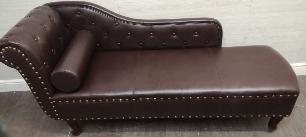 Lovely Faux Leather  Chaise-Longue