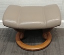 STRESSLESS Leather Recliner Chair with Footstool