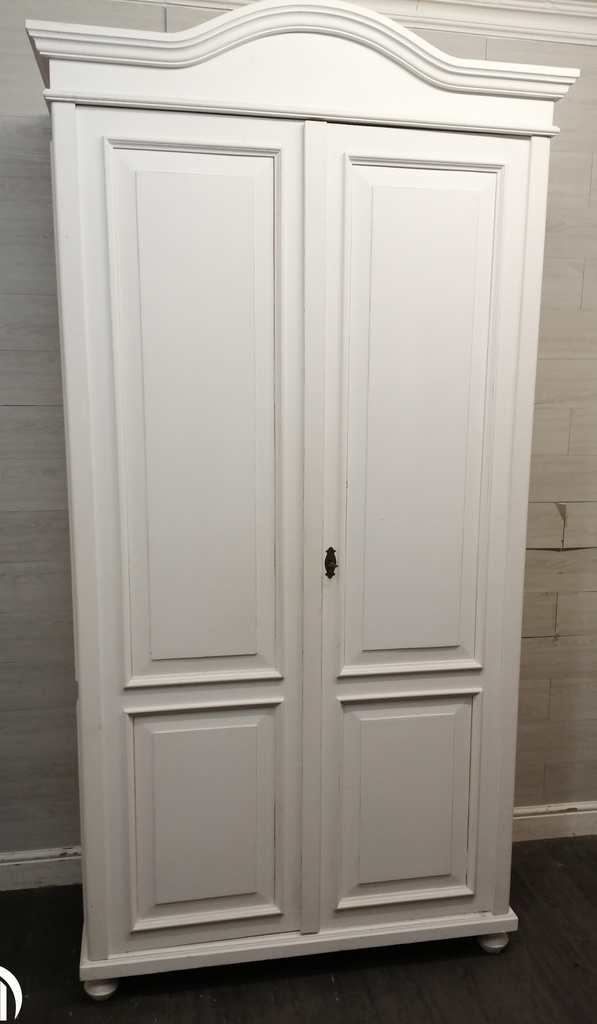 Lovely Old Pine Double Knock Down Wardrobe
